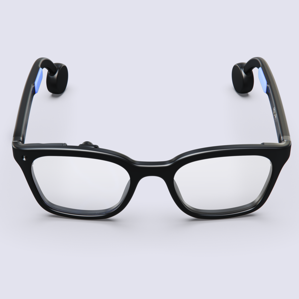 PureChart Vision AI glasses, front view
